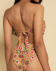 Montce - Mazzy Floral Tamarindo Binded Bikini Bottom -