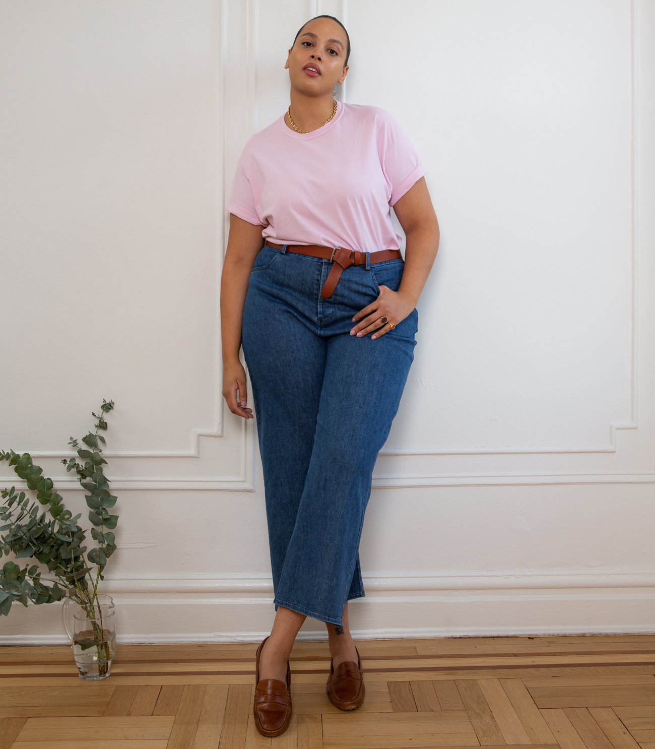 Loup - Parker Straight Leg Jeans - Washed Indigo -