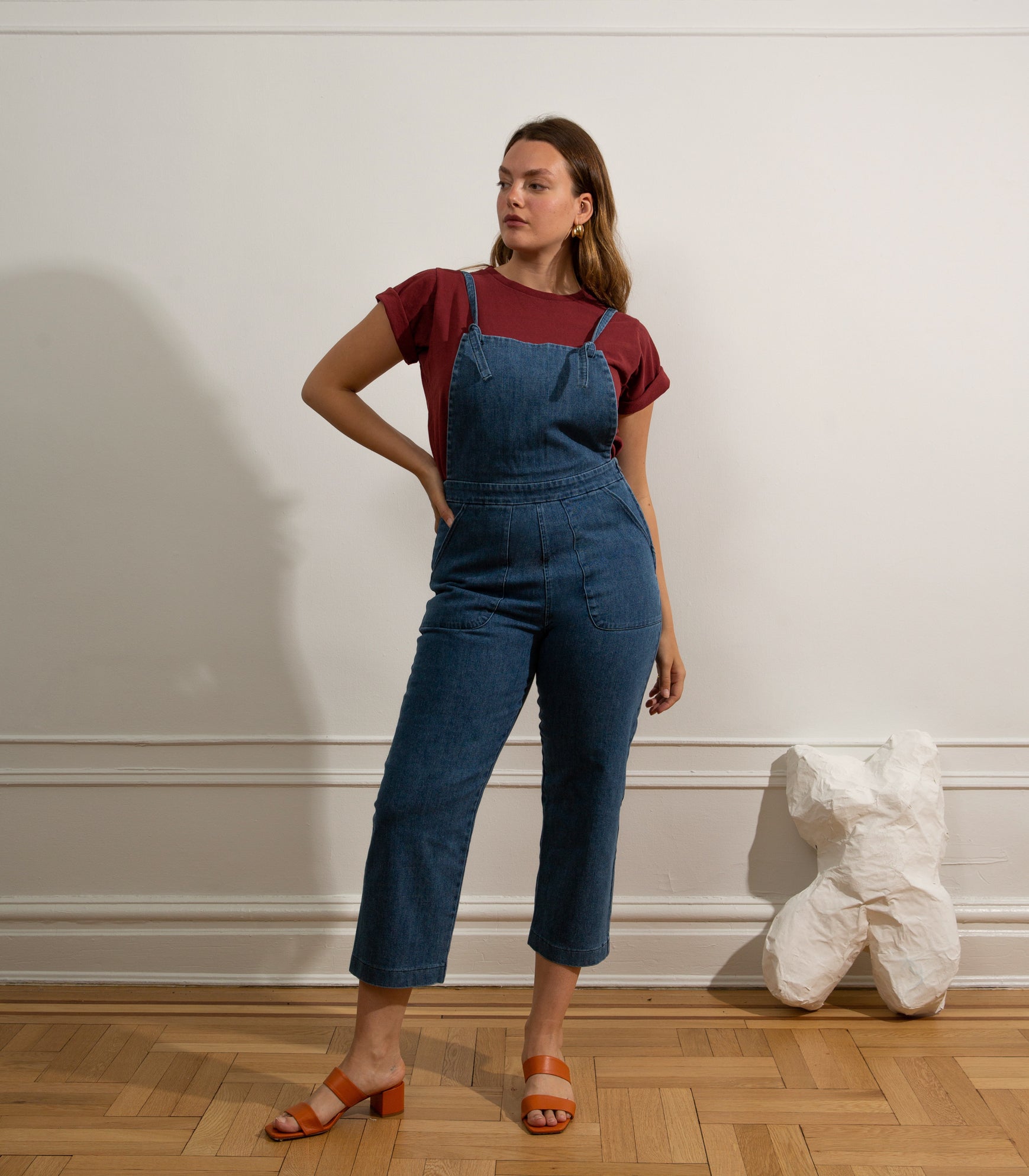 Loup - Knot Overalls - Washed Indigo -
