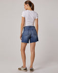 Edyson - Emil High Rise Shorts - Dark Bond Wash -
