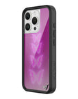 Wildflower iPhone case 16 Pro Neon Butterfly Plum Pink Cute