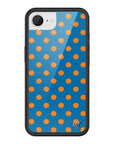 Wildflower iPhone case 16e Polka Dot | Blue and Orange Cute