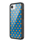 Wildflower iPhone case 16e Polka Dot | Blue and Orange Cute