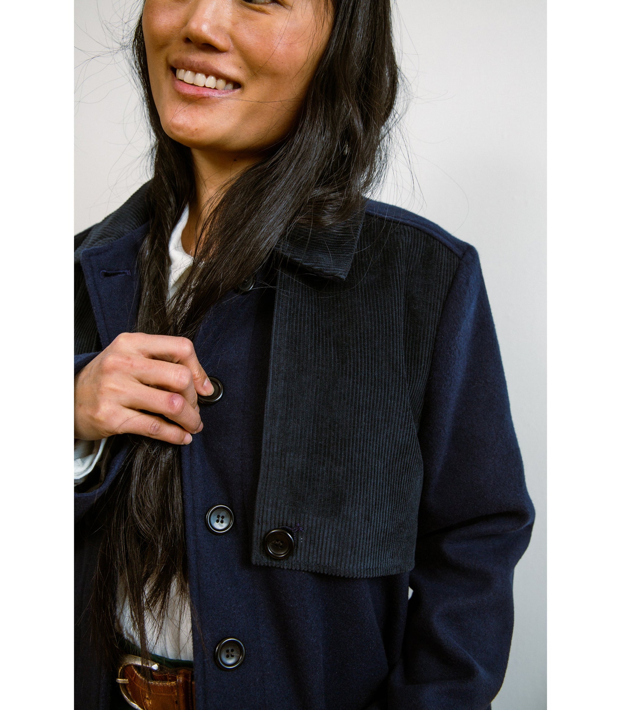 Loup - Maggie Field Jacket - Navy -