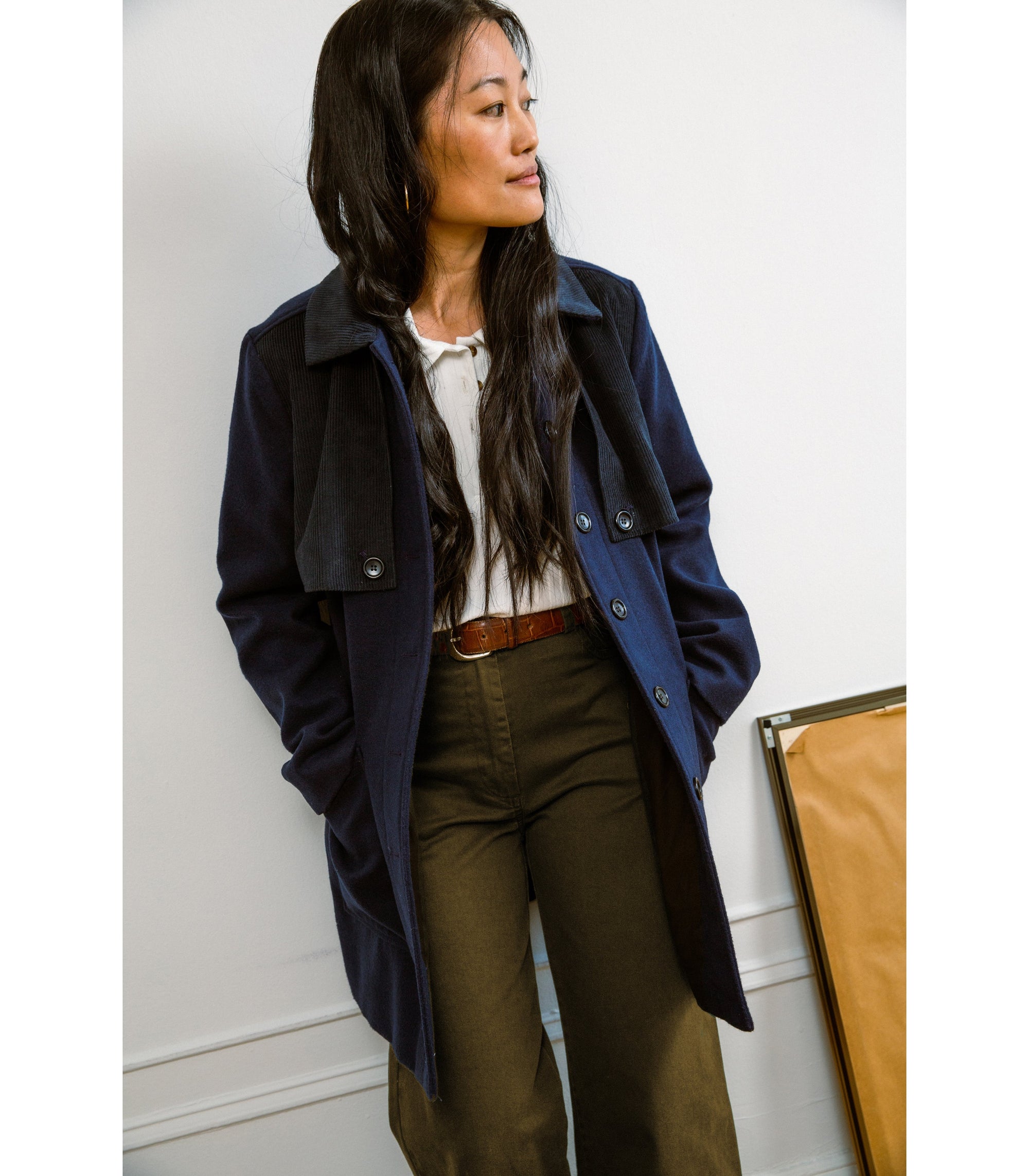 Loup - Maggie Field Jacket - Navy -