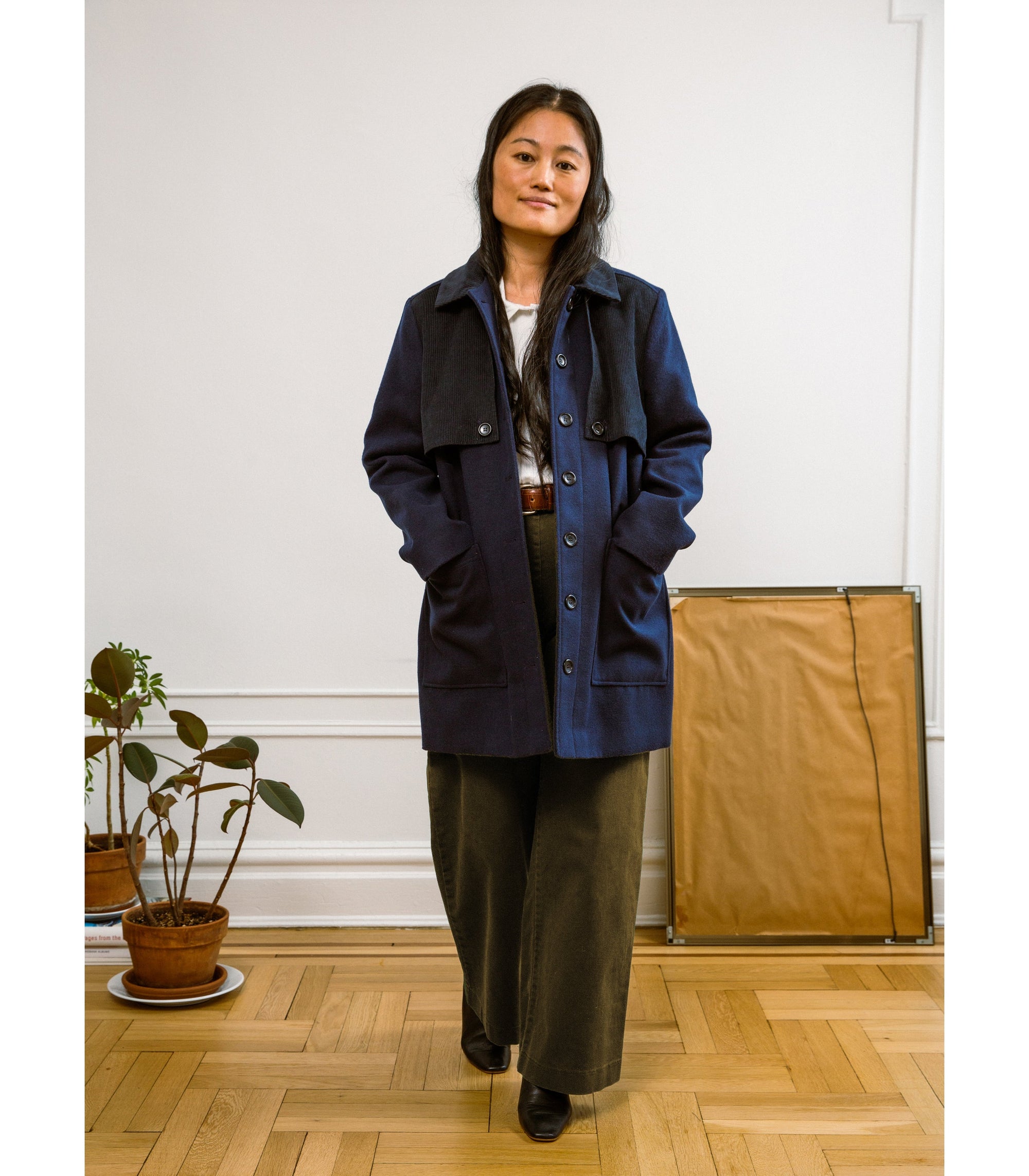 Loup - Maggie Field Jacket - Navy -