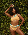 Nomads Swimwear - Bay Bottom II - Expressivo/Peach -