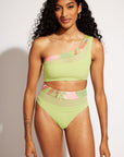 Nomads Swimwear - Bay Bottom II - Avocado/Birds of Paradise -