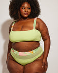 Nomads Swimwear - Bay Bottom II - Avocado/Birds of Paradise -