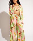 Nomads Swimwear - Sol Button-Up Shirt Dress - Birds of Paradise -