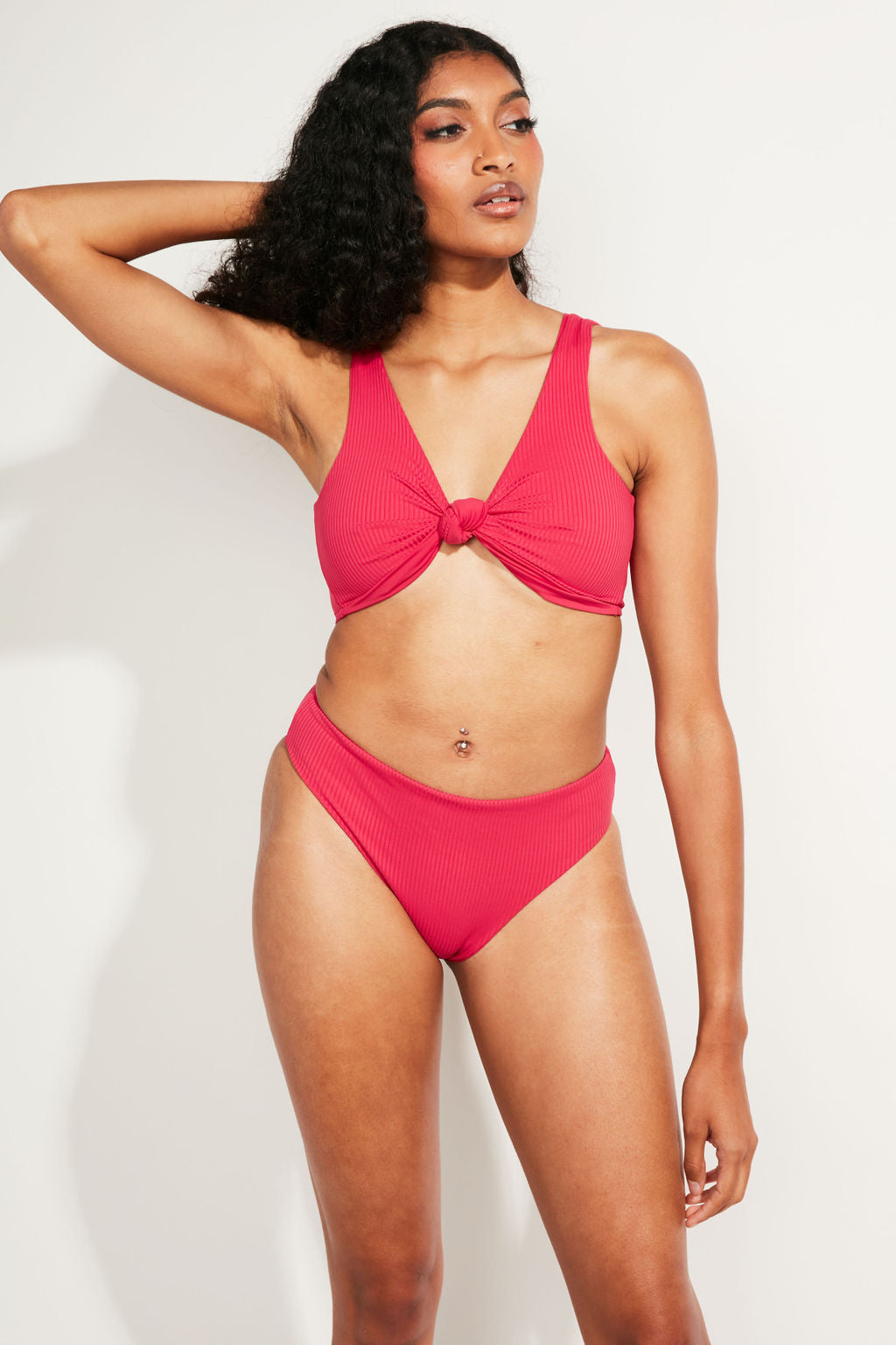 Nomads Swimwear - Playa Swim Top - Raspberry -