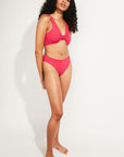 Nomads Swimwear - Playa Swim Top - Raspberry -