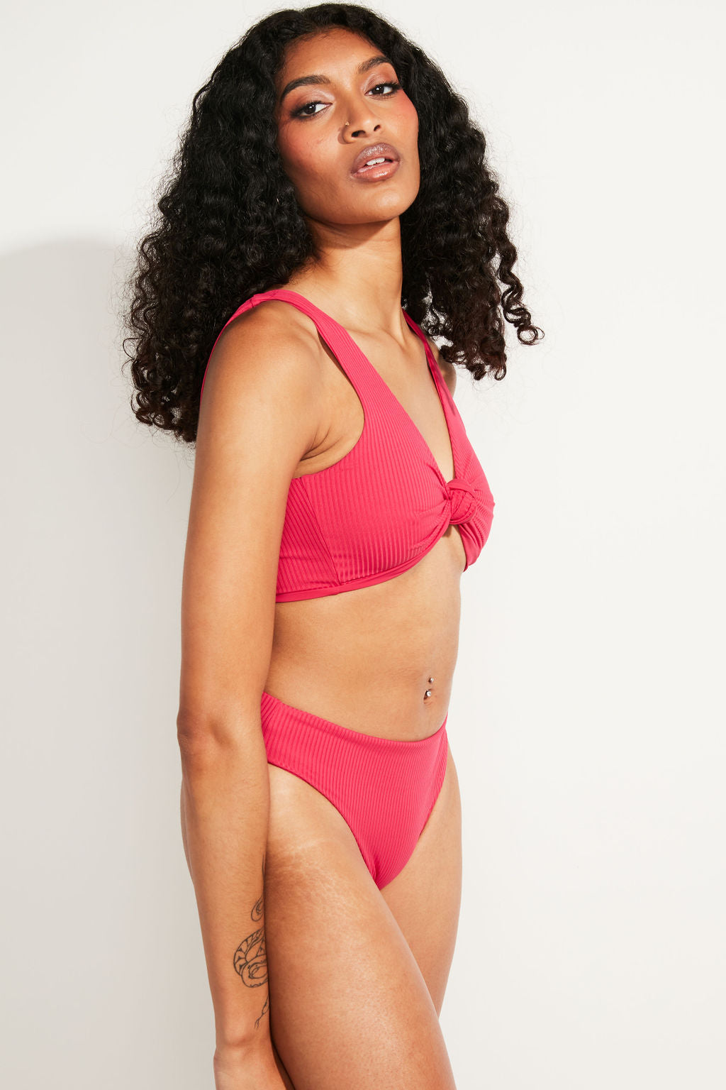 Nomads Swimwear - Playa Swim Top - Raspberry -