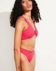 Nomads Swimwear - Playa Swim Top - Raspberry -