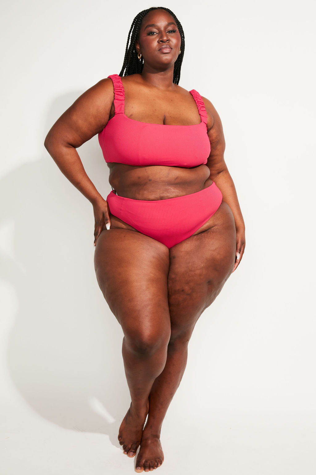 Nomads Swimwear - Current Swim Top II - Raspberry -