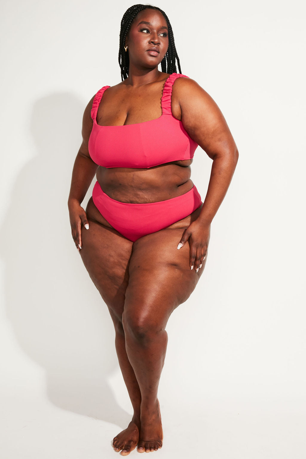 Nomads Swimwear - Current Swim Bottom II - Raspberry -