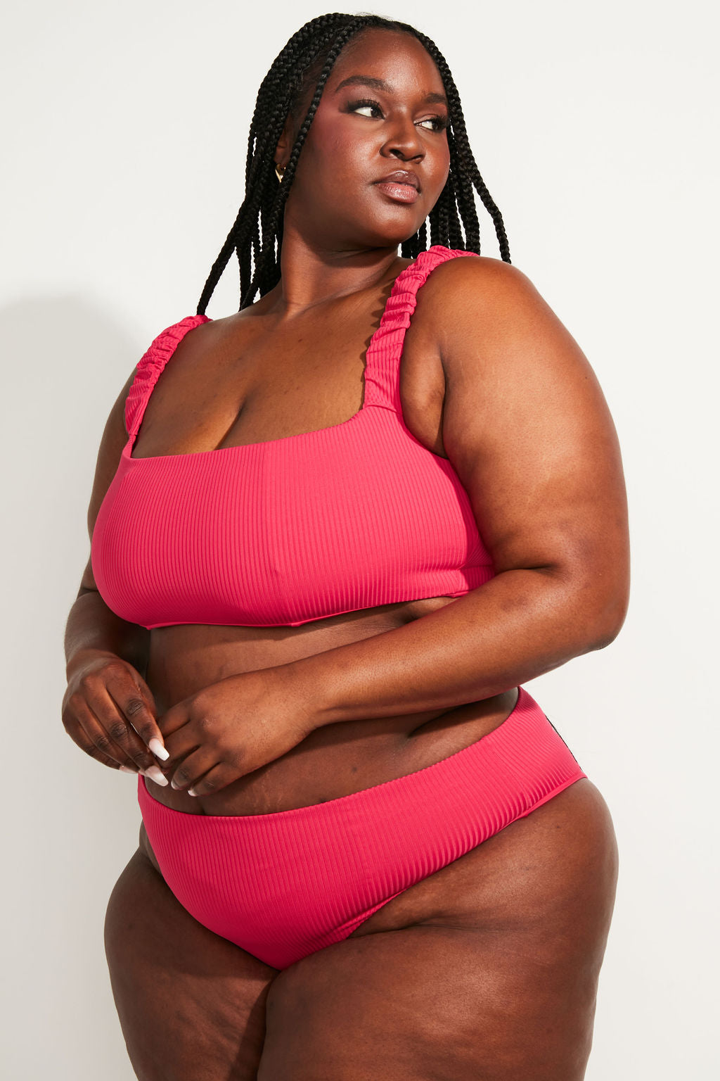 Nomads Swimwear - Current Swim Bottom II - Raspberry -