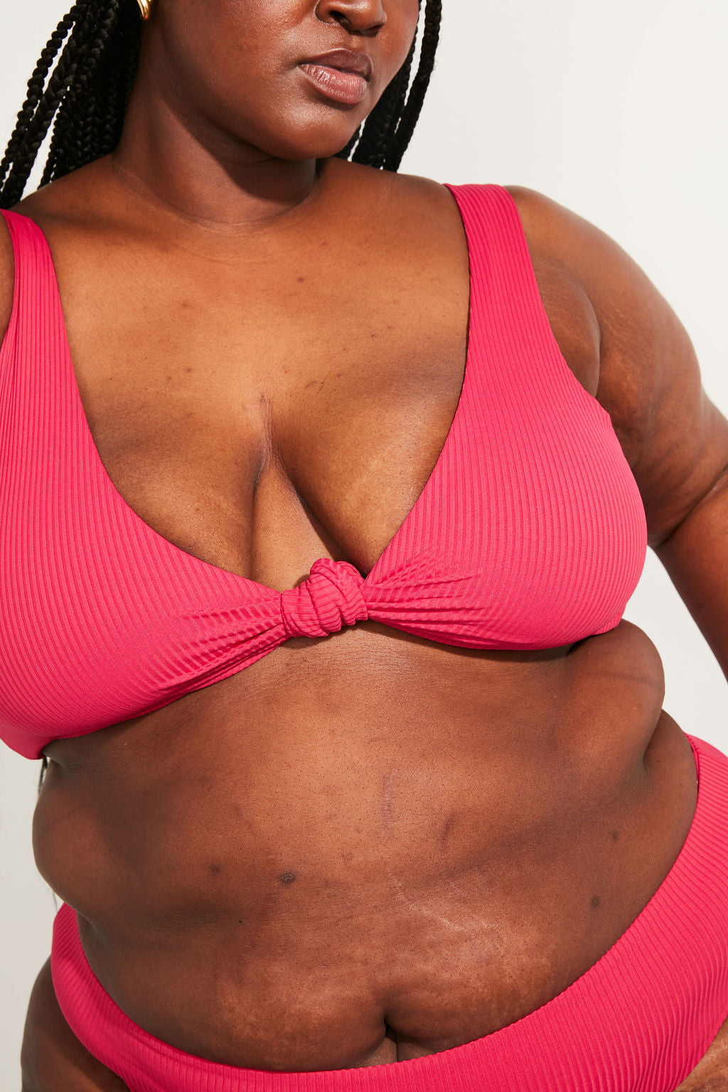 Nomads Swimwear - Playa Swim Top - Raspberry -