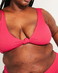 Nomads Swimwear - Playa Swim Top - Raspberry -