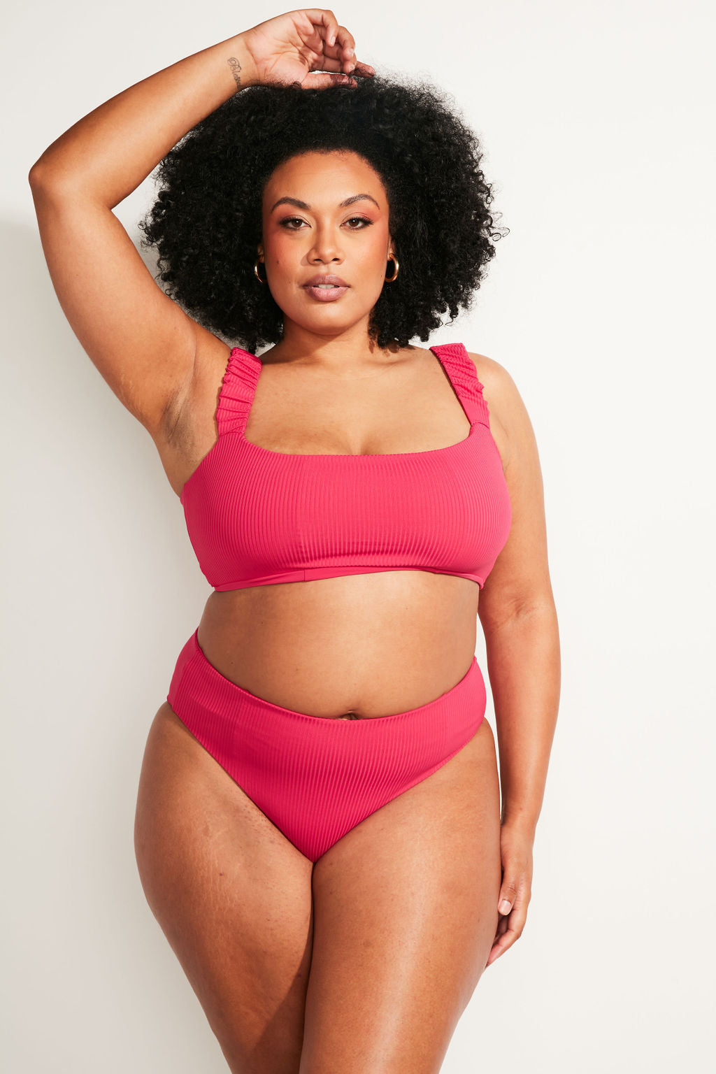 Nomads Swimwear - Current Swim Bottom II - Raspberry -