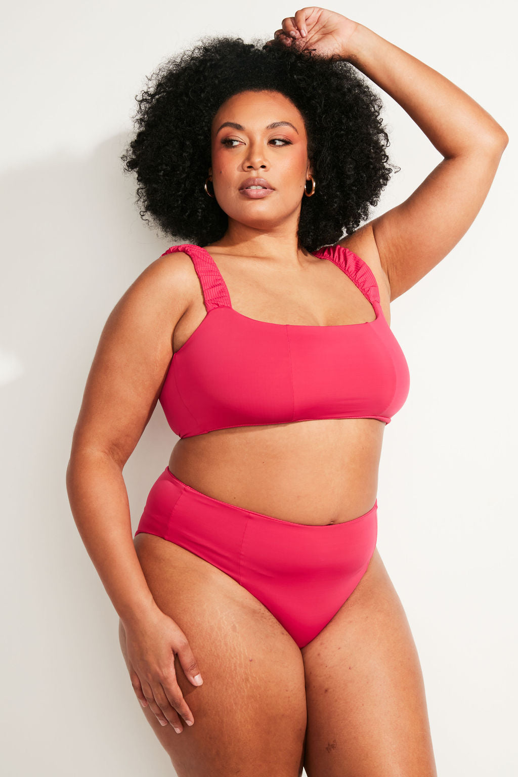 Nomads Swimwear - Current Swim Top II - Raspberry -