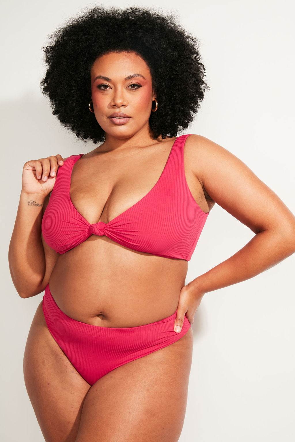Nomads Swimwear - Playa Swim Top - Raspberry -