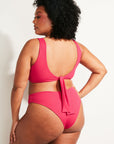 Nomads Swimwear - Playa Swim Top - Raspberry -