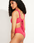 Nomads Swimwear - Current Swim Top II - Raspberry -