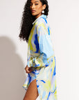 Nomads Swimwear - Sol Button-Up Shirt Dress - Geode -