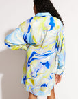 Nomads Swimwear - Sol Button-Up Shirt Dress - Geode -