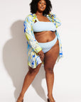 Nomads Swimwear - Sol Button-Up Shirt Dress - Geode -