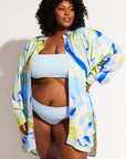 Nomads Swimwear - Sol Button-Up Shirt Dress - Geode -