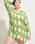 Nomads Swimwear - Sol Button-Up Shirt Dress - Pothos -