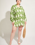 Nomads Swimwear - Sol Button-Up Shirt Dress - Pothos -
