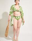 Nomads Swimwear - Sol Button-Up Shirt Dress - Pothos -
