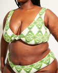 Nomads Swimwear - Playa Top II - Pothos/Nephrite -