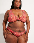 Nomads Swimwear - Playa Bottom - Iguana/Merlot -