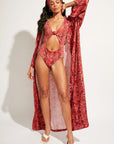 Nomads Swimwear - Sunset Kimono II - Iguana -