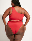 Nomads Swimwear - Bay Top II - Iguana/Merlot -