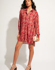 Nomads Swimwear - Sol Button-Up Shirt Dress - Iguana -