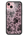 Wildflower iPhone case 15 Plus Lace Lover Pink Cute