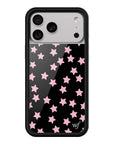Wildflower iPhone case 17 Pro Max Super Cute Star Pink