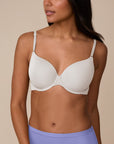 Harper Wilde - Base T-Shirt Bra - Frost - front angle