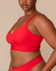 Harper Wilde - Bliss Triangle Bralette - Cherry -