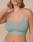 Harper Wilde - Cloud Cotton Triangle Bralette - Seaglass -
