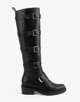Intentionally Blank - Pile Up Knee High Biker Boot -