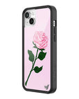 Wildflower iPhone case 14 Pink Rose Flowers Cute