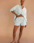 The Pinstripe Boxer Short - Green