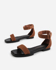 Intentionally Blank - Potz Mesh Flat Sandal - TOFFEE MESH