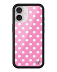Wildflower iPhone case 17 Pink Polka Dots Cute Classic